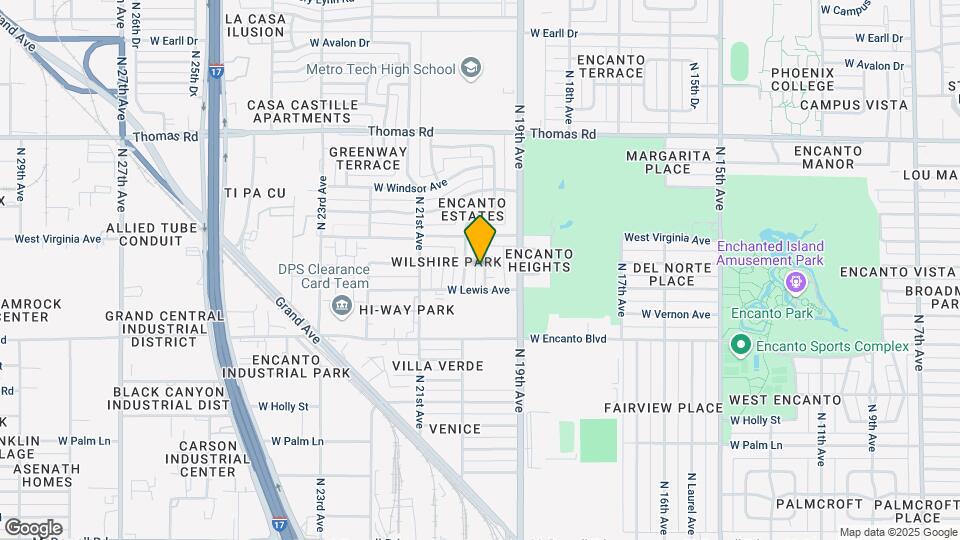2418 N 19th Dr Map and Location Details