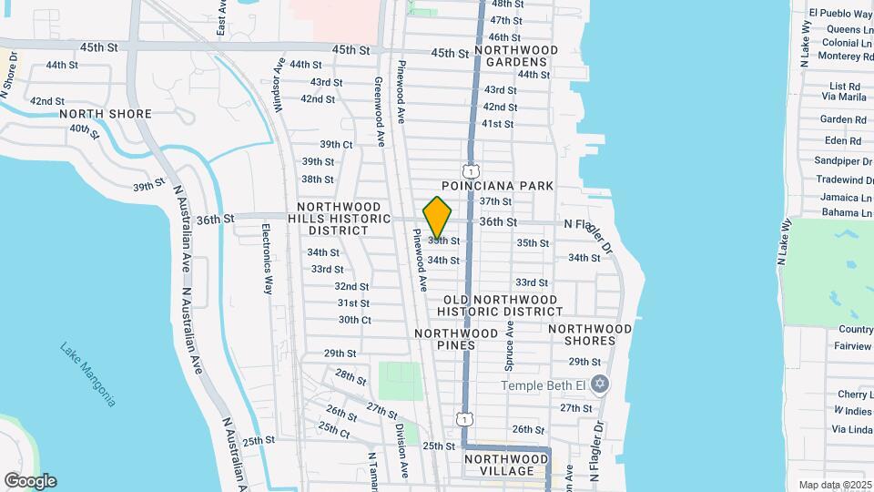636 35th St Mapa y Detalles de la Ubicación