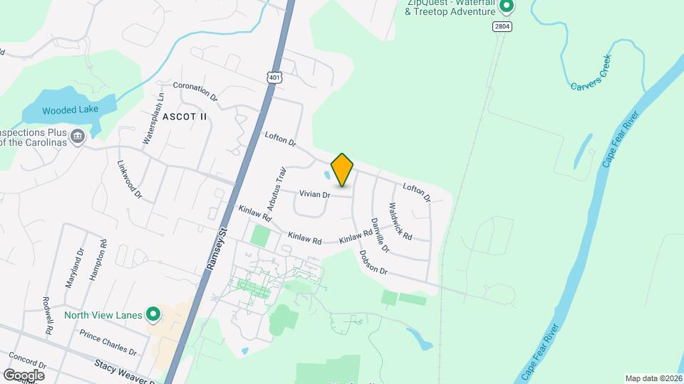 233 Vivian Dr Mapa y Detalles de la Ubicación