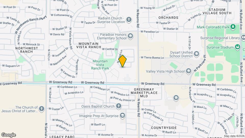 15623 W Ocotillo Ln Map and Location Details