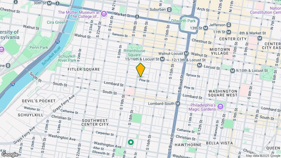 1733 Pine St Map and Location Details