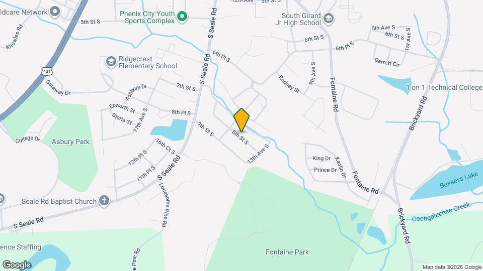 1310 8th St S Map and Location Details