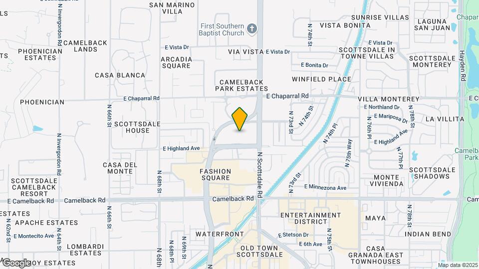 7147 E Rancho Vista Dr Map and Location Details