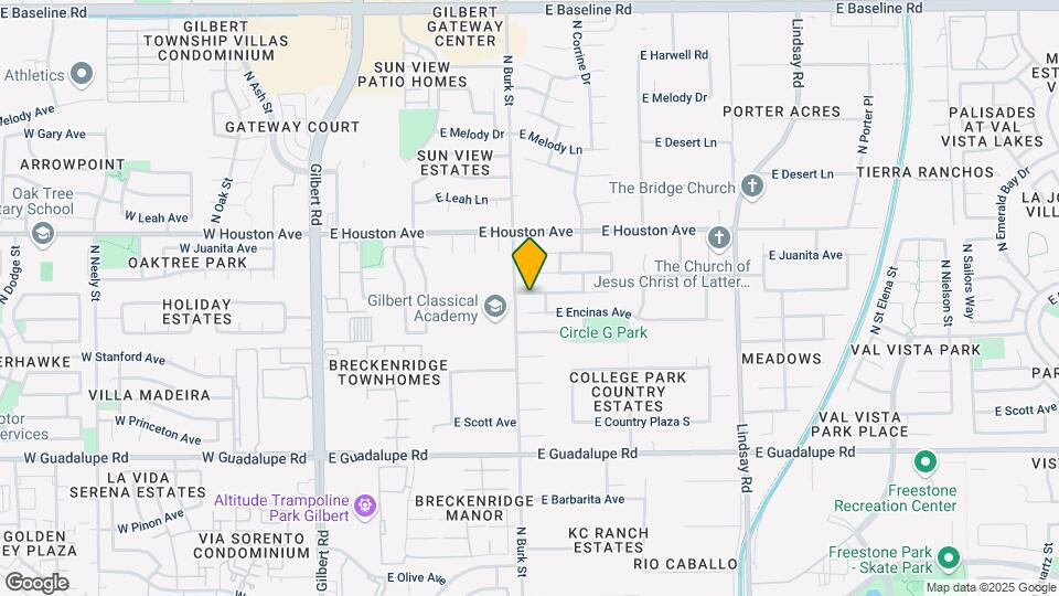 421 E San Angelo Ave Map and Location Details
