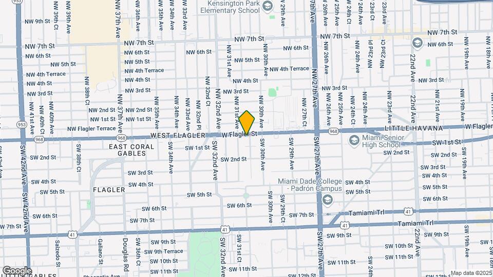 3050 West Flagler ST Map and Location Details