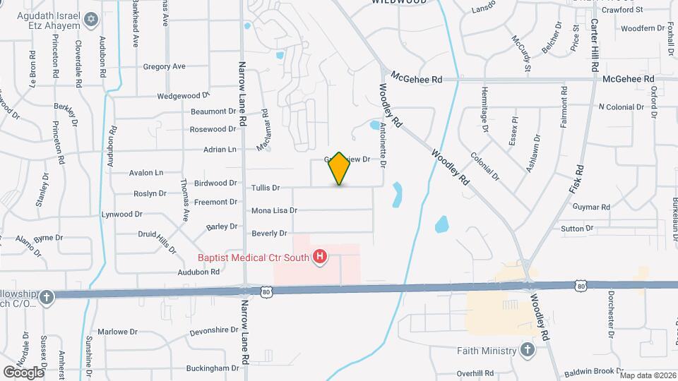 2142 Tullis Dr Map and Location Details
