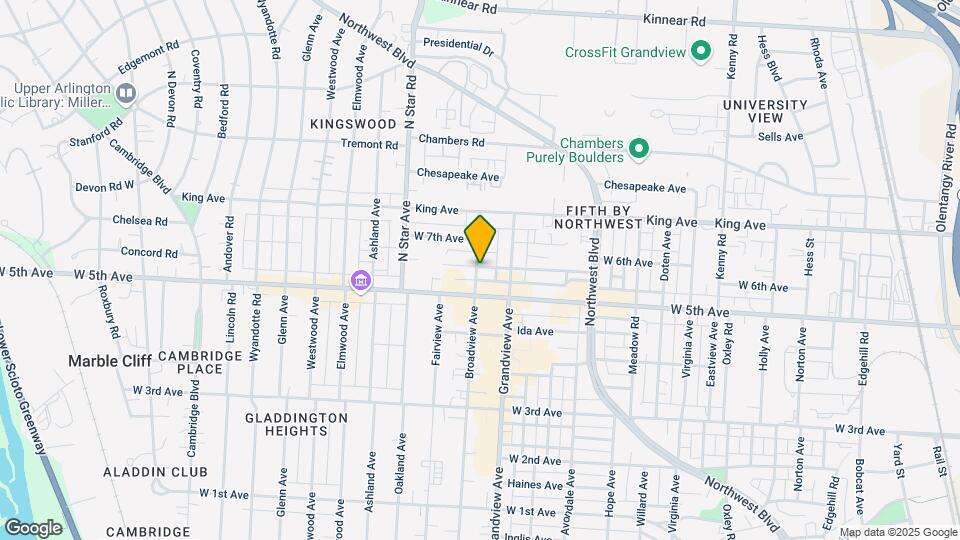 1459 W 6th Ave, Unit A Mapa y Detalles de la Ubicación