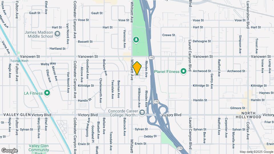6635 Wilkinson Ave Mapa y Detalles de la Ubicación