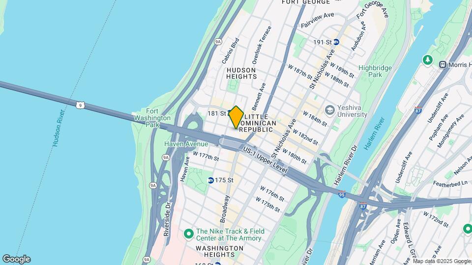 716 W 180th St Map and Location Details