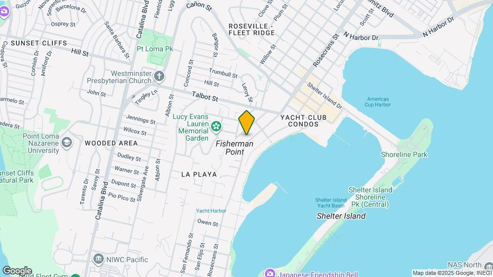 858 Rosecrans St Map and Location Details