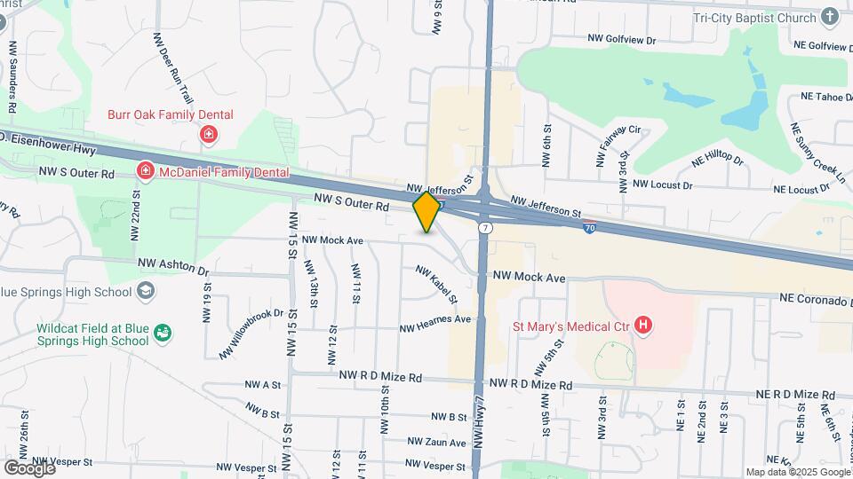 805 NW Mock Ave Map and Location Details