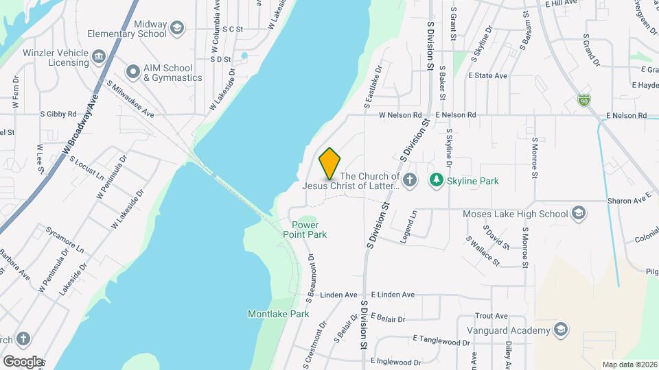 1539 S James Ave Map and Location Details