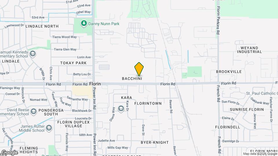 7145 Bacchini Ave Map and Location Details