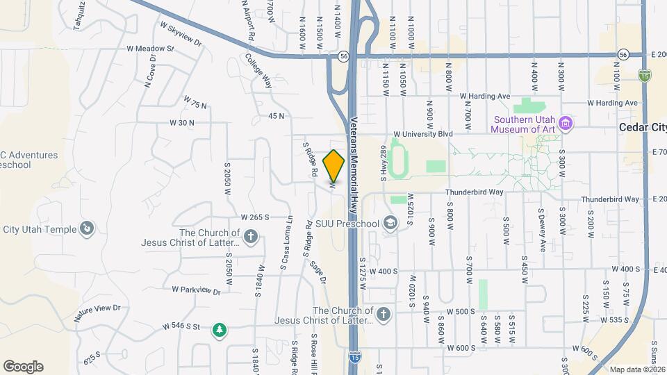 209 S 1400 W Map and Location Details