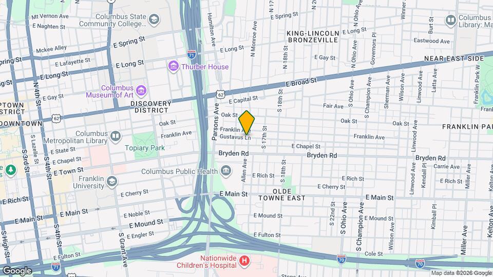 143 S Monroe Ave Map and Location Details