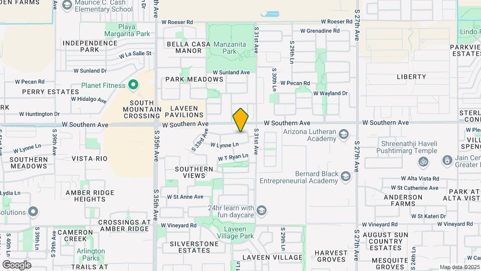 3115 W Pleasant Ln Map and Location Details