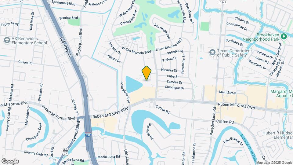 581 Geraldine Ln Map and Location Details