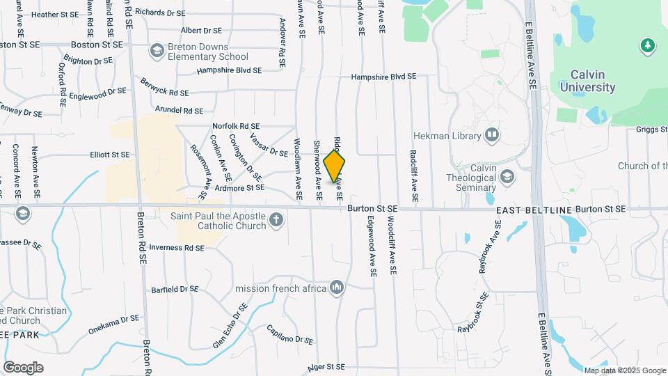 1935 Ridgewood Ave SE Map and Location Details