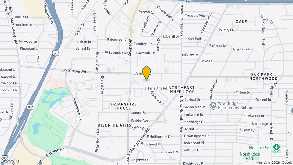 207 E Terra Alta Dr Mapa y Detalles de la Ubicación