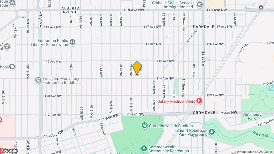 8812-8114 114 Ave NW Map and Location Details