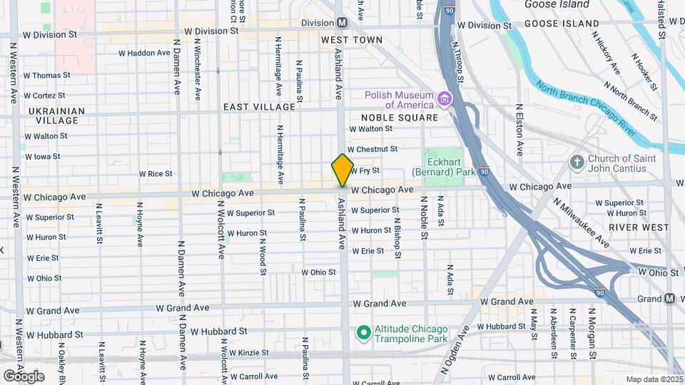 1429 W Chicago Ave Map and Location Details