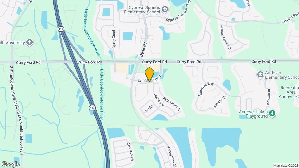 10149 Andover Point Cir Map and Location Details