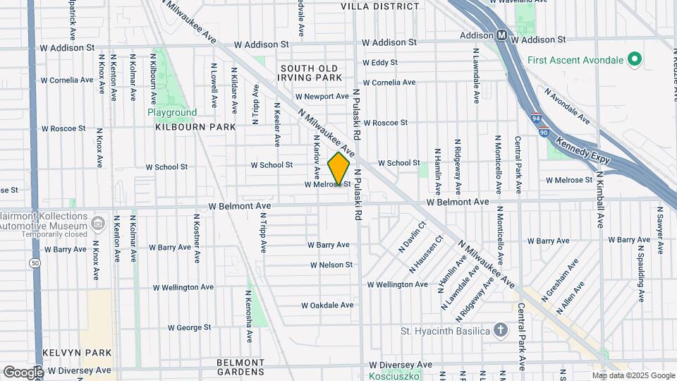 4027 W Melrose St-Unit -Unit 3 Map and Location Details