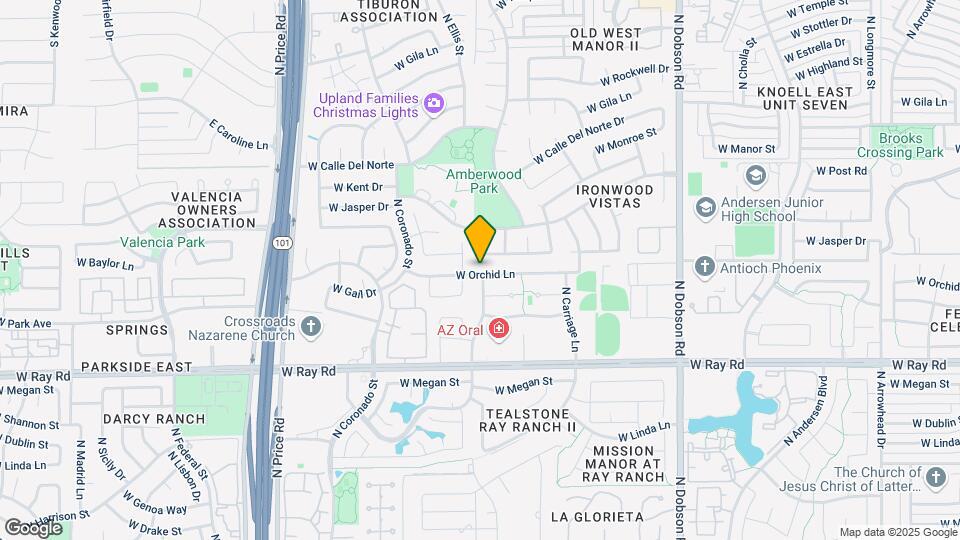 2474 W Orchid Ln Map and Location Details