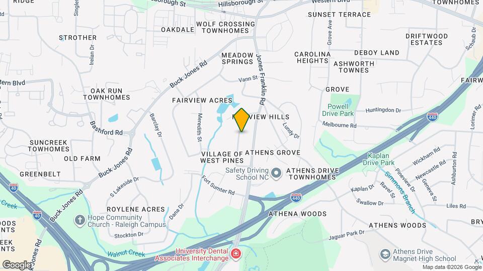 839 Barringer Dr Map and Location Details