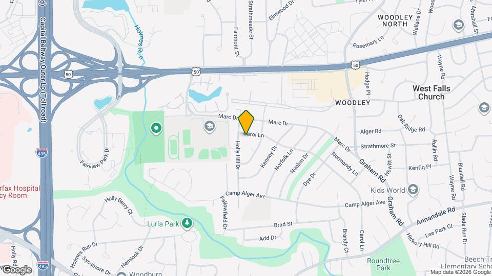 7429 Carol Ln Map and Location Details