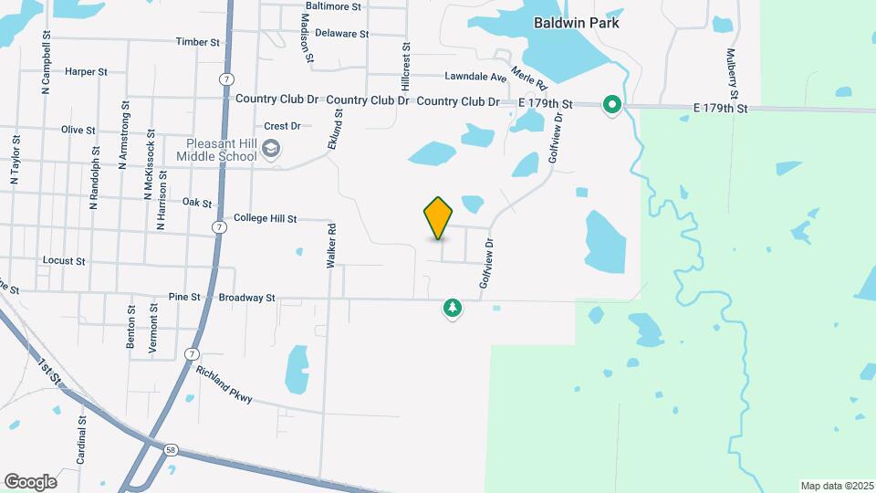 205 Palmer Ct Map and Location Details