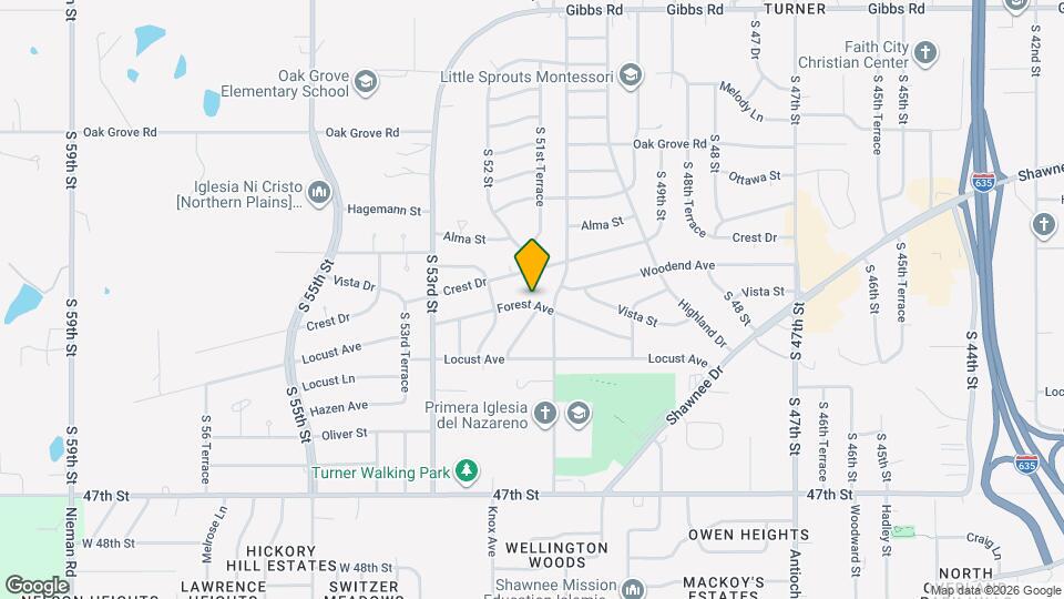 5118 Forest Ave Map and Location Details