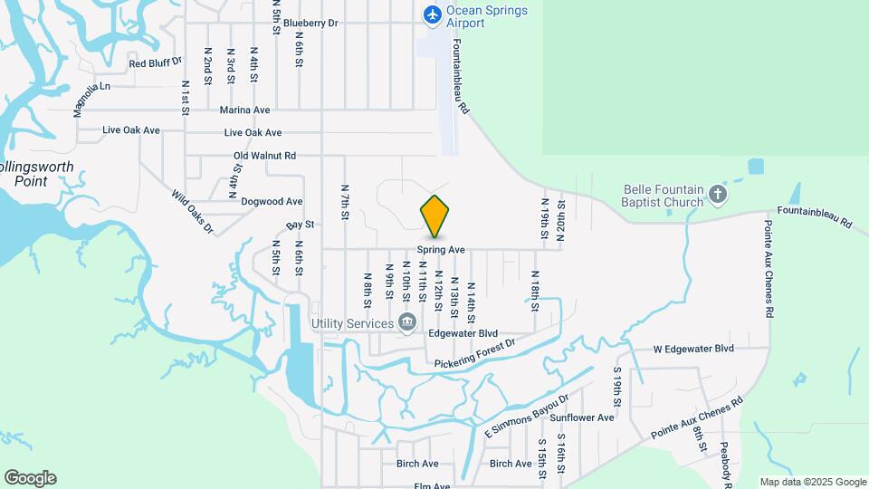 8700 Spring Ave Map and Location Details