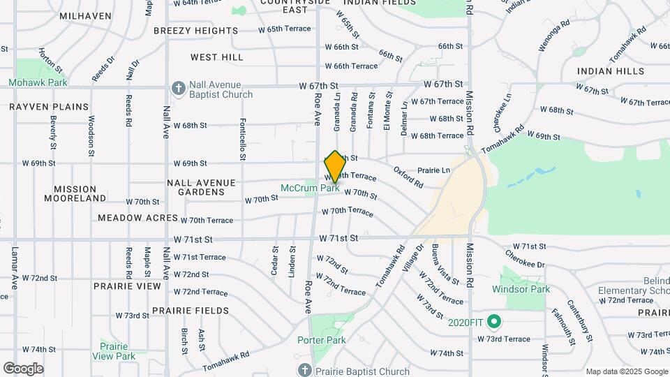4620 W 70th St Map and Location Details