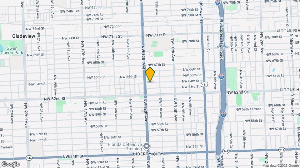1172 NW 64th St Map and Location Details