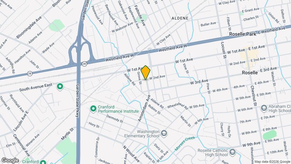 206 Amsterdam Ave Map and Location Details