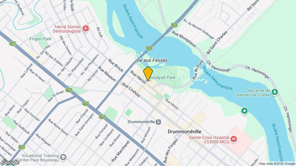 Cent90 Map and Location Details