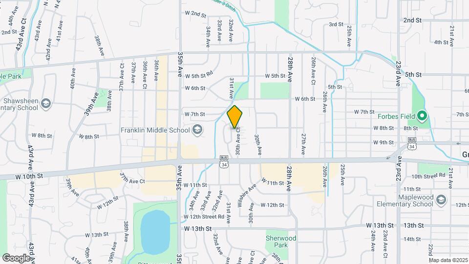 833 30th Ave Ct Map and Location Details