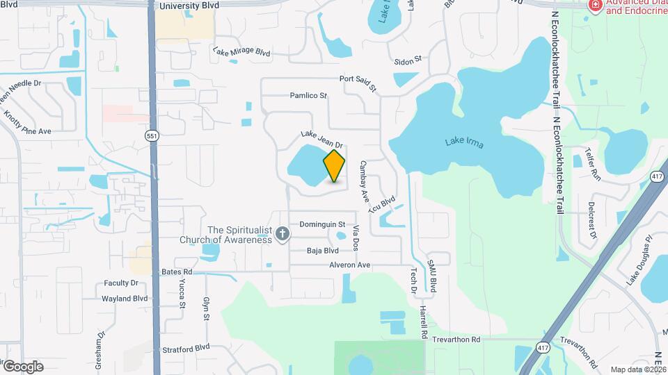 3227 Lake Jean Dr Map and Location Details