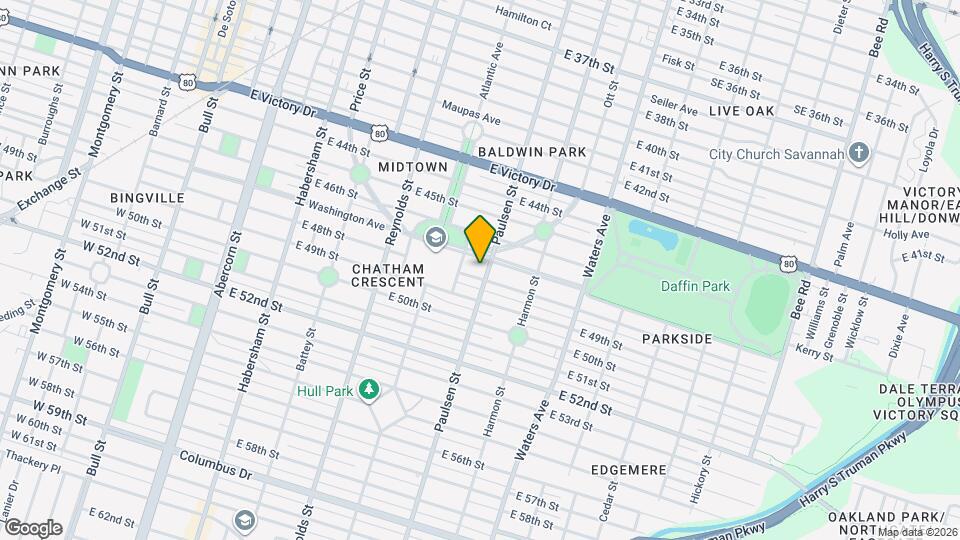 516 E 48th St Map and Location Details