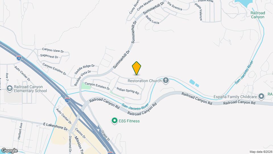 31760 Canyon Ridge Dr Map and Location Details