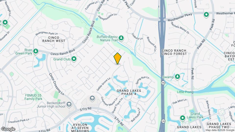 3510 Artesian Springs Ln Map and Location Details
