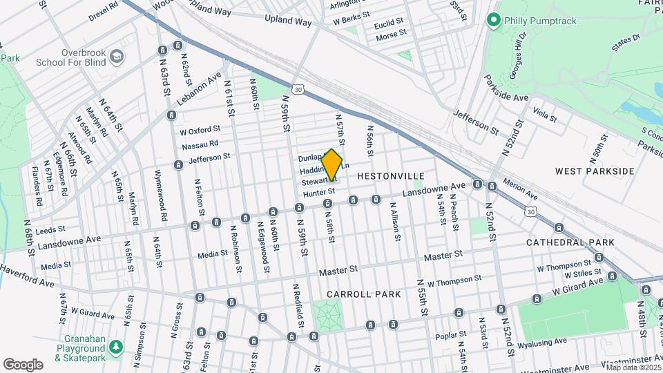 5731 Hunter St Map and Location Details