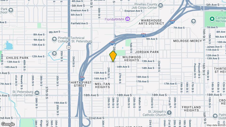 1311 28th St S Map and Location Details