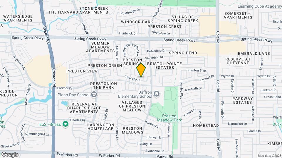 4517 Tuscany Dr Map and Location Details