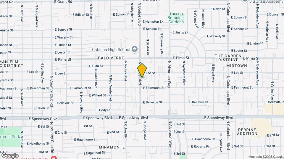 1526 N Dodge Blvd Mapa y Detalles de la Ubicación