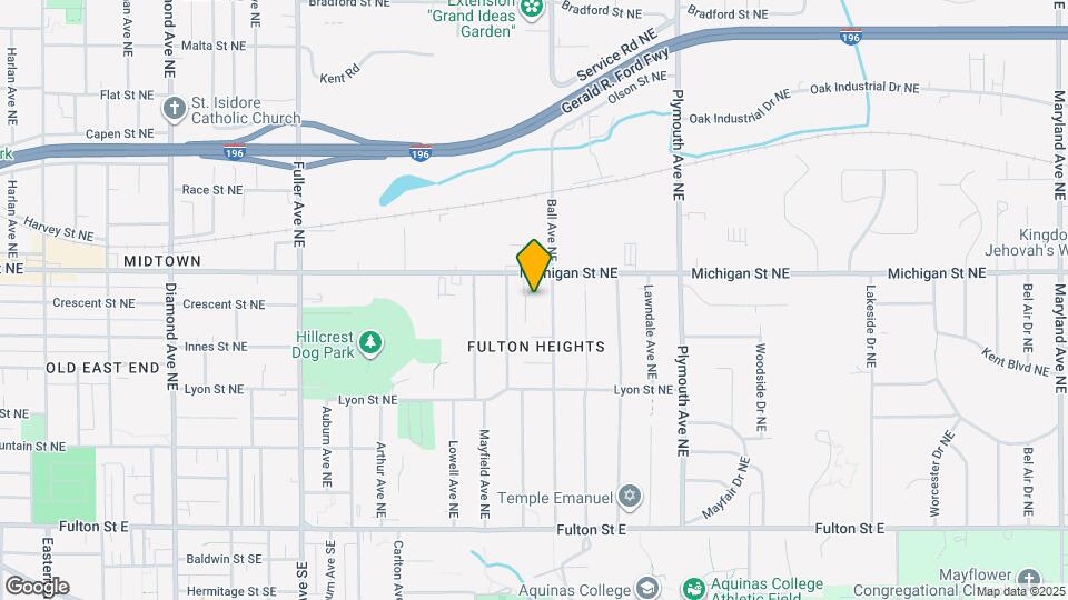 1562 Michigan St NE Mapa y Detalles de la Ubicación