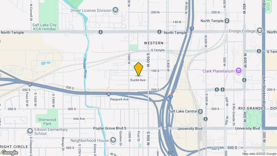 942 Euclid Ave Map and Location Details