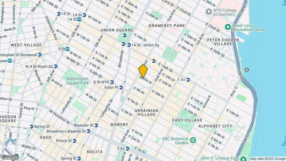 214 East 11th Street Mapa y Detalles de la Ubicación