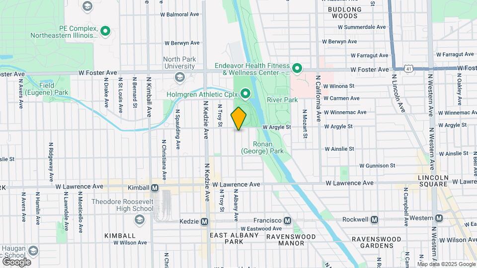 4949 N Albany Ave, Unit 1 Map and Location Details